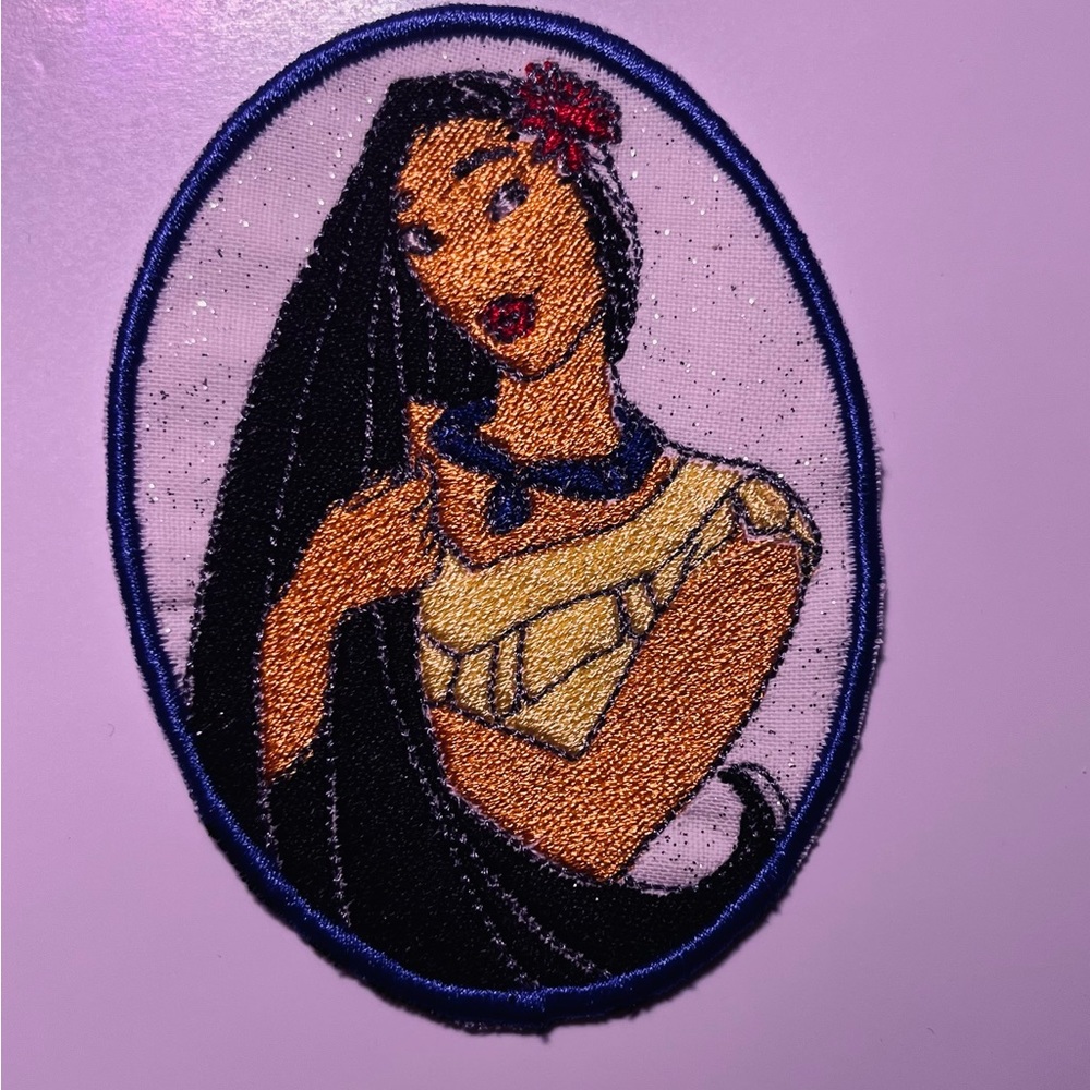 Pocahontas Disney iron on patch